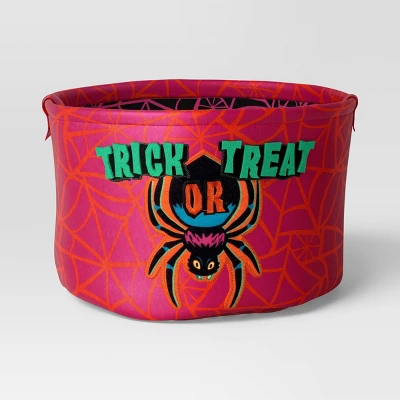 7.5" Halloween Trick Or Treat Fabric Basket - Hyde And EEK! Boutique™ 2 7.5" Halloween Trick Or Treat Fabric Basket - Hyde And EEK! Boutique™ - Image 2