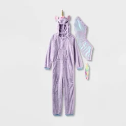 Adult Unicorn Adaptive Halloween Costume Jumpsuit - Hyde And EEK! Boutique™ Purple