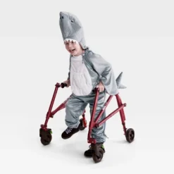 Kids' Shark Adaptive Halloween Costume Jumpsuit - Hyde And EEK! Boutique™ Gray -Halloween Supplies Store GUEST 07c3d9a3 5fe8 4dcb a970 0e17d975f115