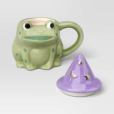 9oz Figural Frog Mug With Lid - Hyde And EEK! Boutique™ 2 9oz Figural Frog Mug With Lid - Hyde And EEK! Boutique™ - Image 2
