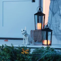 11" French Bulldog Skeleton Halloween Decorative Prop - Hyde And EEK! Boutique™: Indoor/Outdoor