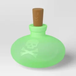 Lit Plastic Bottle Skull Figurine - Hyde And EEK! Boutique™ Neon Green -Halloween Supplies Store GUEST 11614c68 a3d2 4bba acbf 678b35a64053