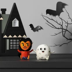 Werewolf And Full Moon Duo Halloween Figurines - Hyde And EEK! Boutique™