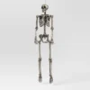60" Poseable Skeleton Halloween Decorative Prop Shiny Champagne With Weathered Finish - Hyde And EEK! Boutique™
