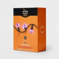 100ct LED Smooth Halloween Mini String Lights Purple - Hyde And EEK! Boutique™: Indoor/Outdoor, UL Listed, 21ft -Halloween Supplies Store GUEST 18f89ea0 2d62 4850 8c0d 0b1d969480ea