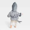 Infant And Toddler Shark Halloween Costume Pullover - Hyde And EEK! Boutique™ Gray/White