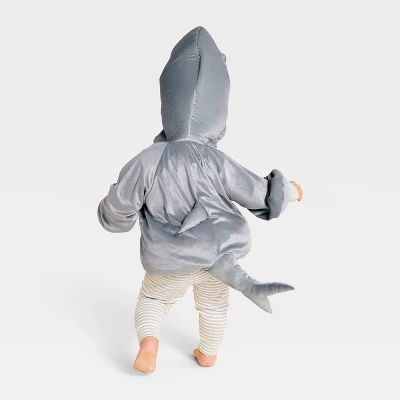 Infant And Toddler Shark Halloween Costume Pullover - Hyde And EEK! Boutique™ Gray/White 1 Infant And Toddler Shark Halloween Costume Pullover - Hyde And EEK! Boutique™ Gray/White