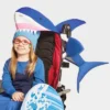Kids' Adaptive Shark Halloween Costume Kit One Size Fits Most - Hyde And EEK! Boutique™: Wheelchair Friendly