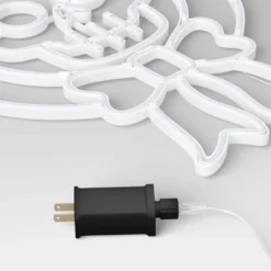 LED Wreath Faux Neon Sign Halloween Novelty Silhouette Lights Orange/White/Green - Hyde And EEK! Boutique™ -Halloween Supplies Store GUEST 1af17c8f ced5 4adb b54e 98fc03133369