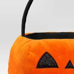 Halloween Pumpkin Round Polyester Trick Or Treat Decorative Bling Basket - Hyde And EEK! Boutique™ 5 Halloween Pumpkin Round Polyester Trick Or Treat Decorative Bling Basket - Hyde And EEK! Boutique™ -Halloween Supplies Store GUEST 1e528717 709a 47cf a146 cc5b48552680