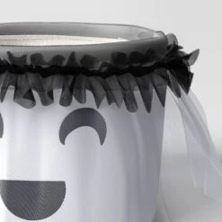 Halloween Light Up Plush Ghost Round Polyester Trick Or Treat Pail - Hyde And EEK! Boutique™ -Halloween Supplies Store GUEST 2d347a3e 950a 4153 b193 97b20ae20aa7