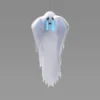 42" Track Light And Sound Boohoo Ghost Halloween Decorative Prop White - Hyde And EEK! Boutique™