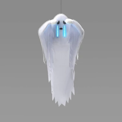 42" Track Light And Sound Boohoo Ghost Halloween Decorative Prop White - Hyde And EEK! Boutique™ 1 42" Track Light And Sound Boohoo Ghost Halloween Decorative Prop White - Hyde And EEK! Boutique™