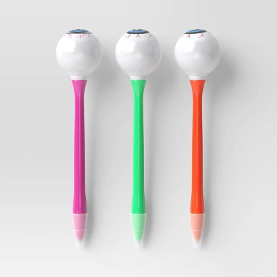 3ct Light Up Eyeball Pens Party Favors - Hyde And EEK! Boutique™ 2 3ct Light Up Eyeball Pens Party Favors - Hyde And EEK! Boutique™ - Image 2