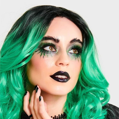 Adult Premium Wig Green Sorceress - Hyde And EEK! Boutique™ 2 Adult Premium Wig Green Sorceress - Hyde And EEK! Boutique™ - Image 2