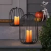 10" Lit Metal Pumpkin Lantern - Hyde And EEK! Boutique™