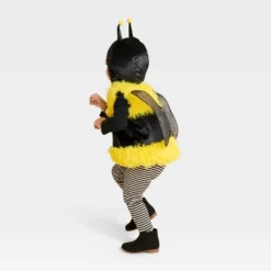 Infant And Toddler Bumble Bee Halloween Costume Pullover - Hyde And EEK! Boutique™ Black/Yellow