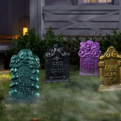 4pk 17" Tombstones Halloween Decorative Prop - Hyde And EEK! Boutique™