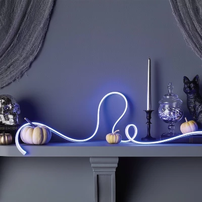 6' LED Neon Rope Light With Remote Control Clear White - Hyde And EEK! Boutique™ 1 6' LED Neon Rope Light With Remote Control Clear White - Hyde And EEK! Boutique™