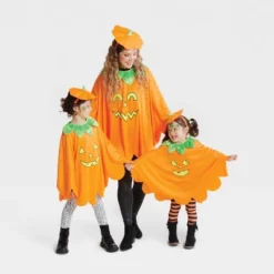 2pc Adult Blacklight Responsive Pumpkin Poncho Halloween Costume Kit - Hyde And EEK! Boutique™ -Halloween Supplies Store GUEST 47cbabc1 b1fb 4c7b ac17 ad68e548aa80