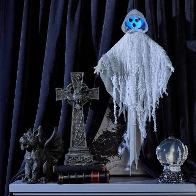 Mini Light Up Ghost Halloween Ghoul - Hyde And EEK! Boutique™: Poseable, Indoor Decor, Battery-Operated 1 Mini Light Up Ghost Halloween Ghoul - Hyde And EEK! Boutique™: Poseable, Indoor Decor, Battery-Operated