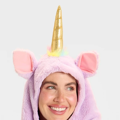 Adult Snood Unicorn Halloween Costume Headwear - Hyde And EEK! Boutique™ 2 Adult Snood Unicorn Halloween Costume Headwear - Hyde And EEK! Boutique™ - Image 2