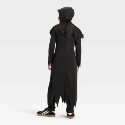 Kids' Reaper Halloween Costume Robe - Hyde And EEK! Boutique™ Black