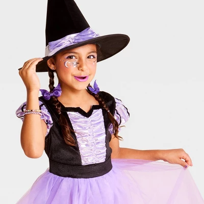 Kids' Fancy Witch Lavender Costume - Hyde And EEK! Boutique™ 2 Kids' Fancy Witch Lavender Costume - Hyde And EEK! Boutique™ - Image 2