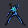 Kids' Glows Under Blacklight Costume Light Up Electric Bones Skeleton - Hyde And EEK! Boutique™