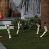 2pk Skeleton Feet Halloween Decorative Yard Stakes - Hyde And EEK! Boutique™: Lawn Decorations, Off-White
