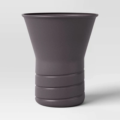 17" Textured Pumpkin Urn Bat Style Halloween Decorative Prop Gray - Hyde And EEK! Boutique™ 3 17" Textured Pumpkin Urn Bat Style Halloween Decorative Prop Gray - Hyde And EEK! Boutique™ - Image 3