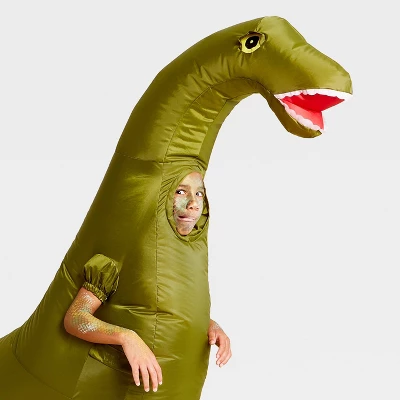 Kids' Diplodocus Halloween Costume Inflatable Suits - Hyde And EEK! Boutique™ Green One Size Fits Most 2 Kids' Diplodocus Halloween Costume Inflatable Suits - Hyde And EEK! Boutique™ Green One Size Fits Most - Image 2