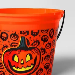 7.64" Jack Halloween Plastic Trick Or Treat Pail Orange - Hyde And EEK! Boutique™ -Halloween Supplies Store GUEST 6a7bc97c 6b36 4abf b7a2 9e0cc84a0b3a