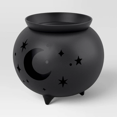 9" Large Metal Cauldron Planter Halloween Decorative Prop Black - Hyde And EEK! Boutique™ 2 9" Large Metal Cauldron Planter Halloween Decorative Prop Black - Hyde And EEK! Boutique™ - Image 2