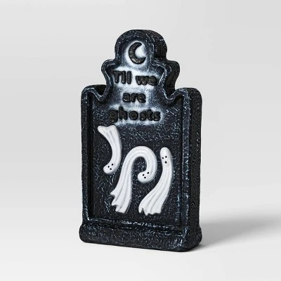 20" Textured Till We Are Ghosts Lit Halloween Decorative Prop - Hyde And EEK! Boutique™ 2 20" Textured Till We Are Ghosts Lit Halloween Decorative Prop - Hyde And EEK! Boutique™ - Image 2