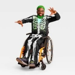 Light Up Glows Under Blacklight Electric Bones Skeleton Adaptive Adult Costume - Hyde And EEK! Boutique™ -Halloween Supplies Store GUEST 82b64b9d 85eb 4563 9ec8 14e926911f6c
