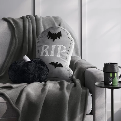 8"x10" Novelty Shaped Plush Pumpkin Throw Pillow - Hyde And EEK! Boutique™ 1 8"x10" Novelty Shaped Plush Pumpkin Throw Pillow - Hyde And EEK! Boutique™