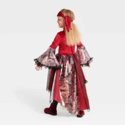 Burgundy Bloom Pirate Kids' Costume Dress - Hyde And EEK! Boutique™
