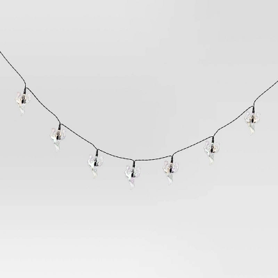 20ct LED Battery Operated Iridescent Ghost Halloween Indoor Outdoor Novelty String Lights Black/White - Hyde And EEK! Boutique™ 2 20ct LED Battery Operated Iridescent Ghost Halloween Indoor Outdoor Novelty String Lights Black/White - Hyde And EEK! Boutique™ - Image 2