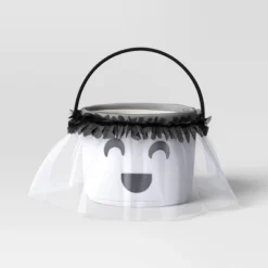 Halloween Light Up Plush Ghost Round Polyester Trick Or Treat Pail - Hyde And EEK! Boutique™ -Halloween Supplies Store GUEST 8c2b402b 8969 49dd aa84 9c2133bdc9ef