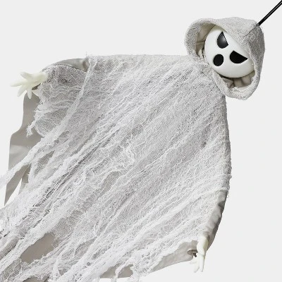 Mini Light Up Ghost Halloween Ghoul - Hyde And EEK! Boutique™: Poseable, Indoor Decor, Battery-Operated 2 Mini Light Up Ghost Halloween Ghoul - Hyde And EEK! Boutique™: Poseable, Indoor Decor, Battery-Operated - Image 2