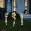 3ct LED Skeleton Arms Halloween Novelty Path Lights With Timer - Hyde And EEK! Boutique™