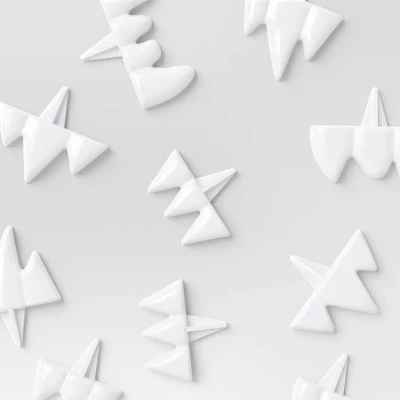 11pc Scary Push In Teeth Carving Halloween Decorative Prop Kit White - Hyde And EEK! Boutique™ 2 11pc Scary Push In Teeth Carving Halloween Decorative Prop Kit White - Hyde And EEK! Boutique™ - Image 2