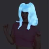Adult Wigs Glows Under Blacklight Anime Ponytails - Hyde And EEK! Boutique™