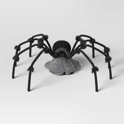 30" Jumping Spider Halloween Decorative Prop - Hyde And EEK! Boutique™ 2 30" Jumping Spider Halloween Decorative Prop - Hyde And EEK! Boutique™ - Image 2