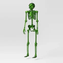 60" Posable Skeleton Halloween Decorative Prop Ghoulish Glow - Hyde And EEK! Boutique™