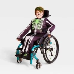 Light Up Glows Under Blacklight Electric Bones Skeleton Adaptive Kids' Costume - Hyde And EEK! Boutique™ -Halloween Supplies Store GUEST 936ceaaf fba6 46c5 ad40 2428ff197e83