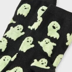 Women's Glow-in-the-Dark Ghosts Halloween Crew Socks - Hyde And EEK! Boutique™ Black 4 - 10 3 Women's Glow-in-the-Dark Ghosts Halloween Crew Socks - Hyde And EEK! Boutique™ Black 4 - 10 -Halloween Supplies Store GUEST 95479c7a 5fb0 49d4 8b59 d0be9cd4f77f