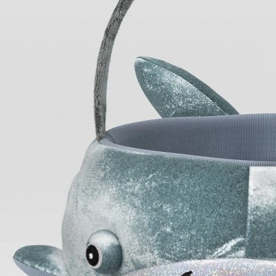 Halloween Shark Round Trick Or Treat Decorative Bling Basket - Hyde And EEK! Boutique™ 2 Halloween Shark Round Trick Or Treat Decorative Bling Basket - Hyde And EEK! Boutique™ - Image 2