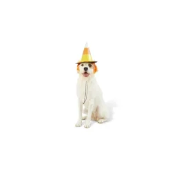 Candy Corn Witch Hat Dog And Cat Costume - Hyde And EEK! Boutique™ Black -Halloween Supplies Store GUEST 9d5bb91c ec3e 4935 8339 b5998e5dc1fe